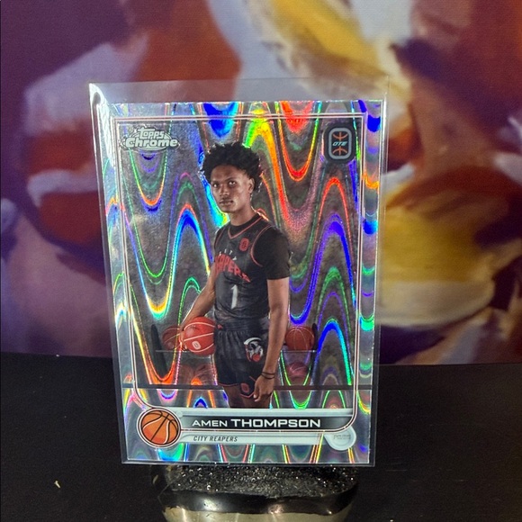 Amen Thompson - Topps Chrome 2022/23 OTE - Lot of (7) Gem Mint 10 - Picture 3 of 6